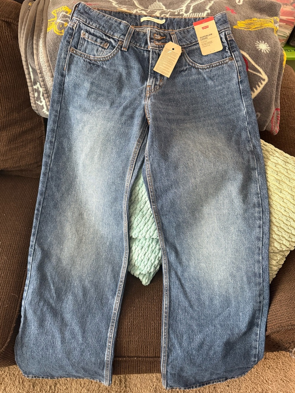 Levi's Women's Straight Leg Jeans - Light Blue Wash